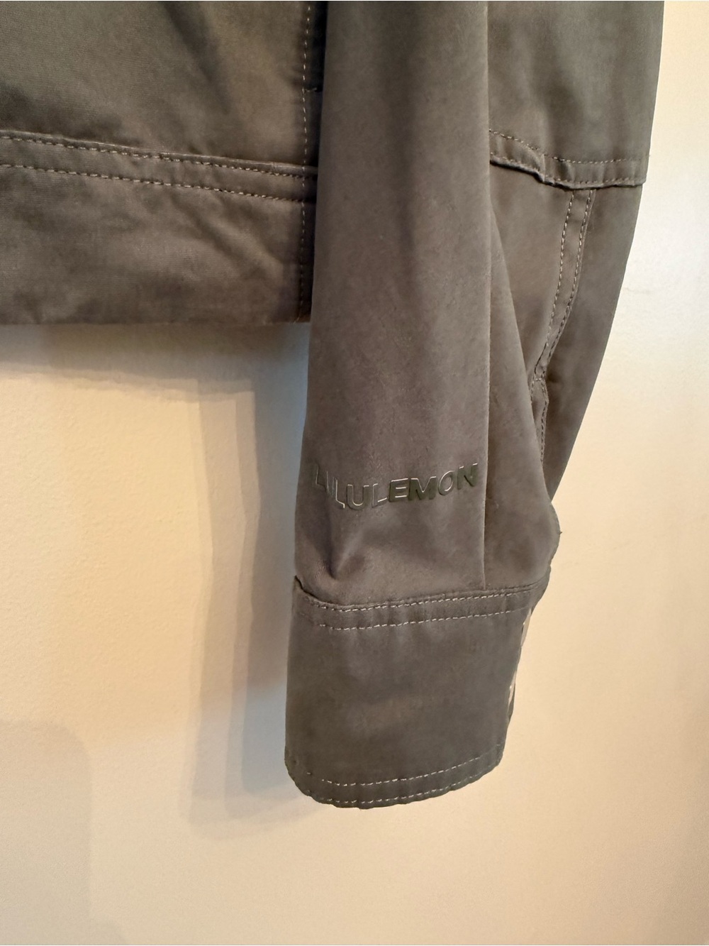 NWOT Cotton Shirt Jacket Medium Olive Size 6 - Picture 8 of 11